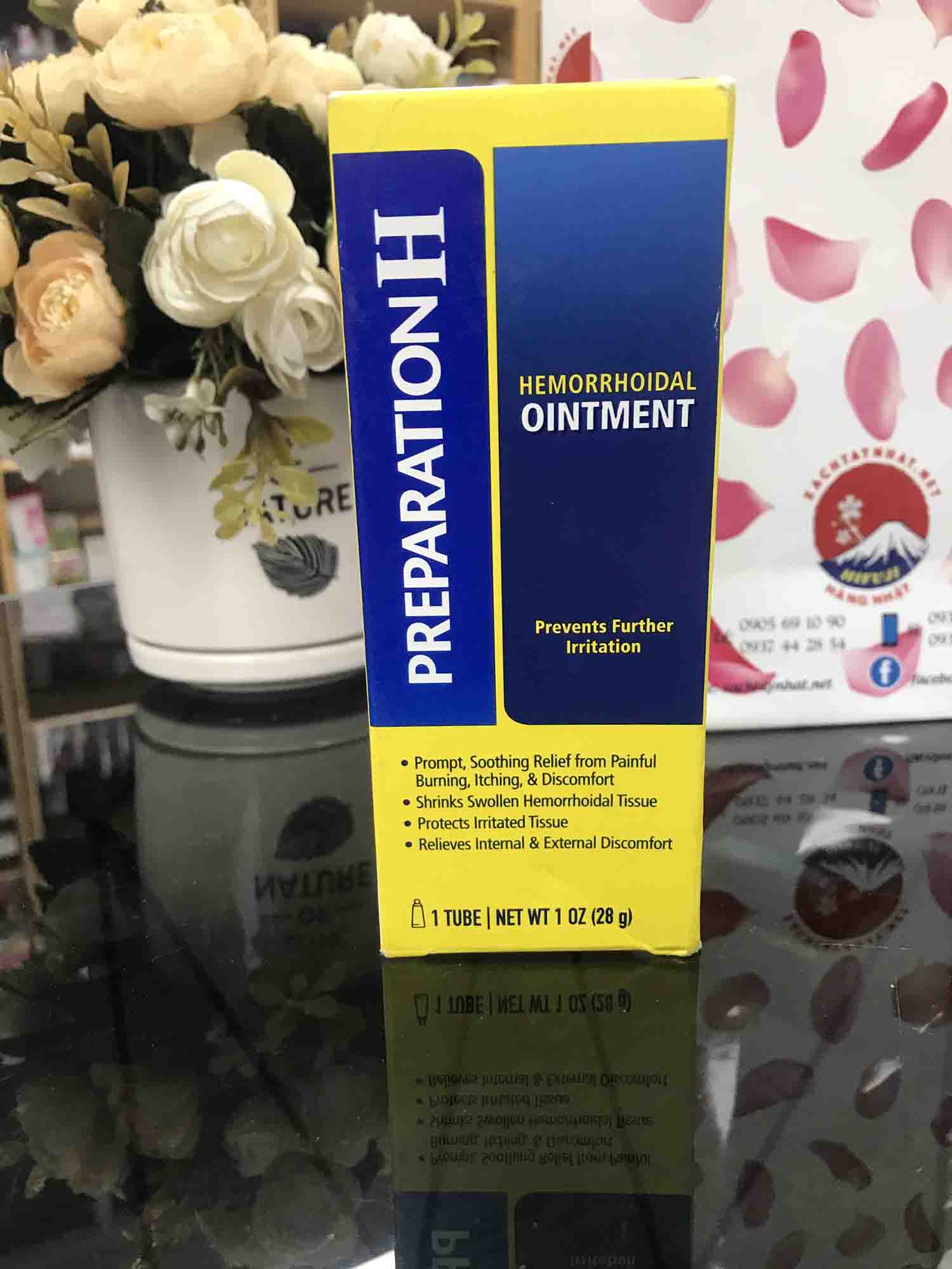 bôi trĩ Preparation H Ointment