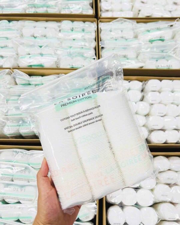 Bông tẩy trang La Soirée 100% Cotton Việt Na...