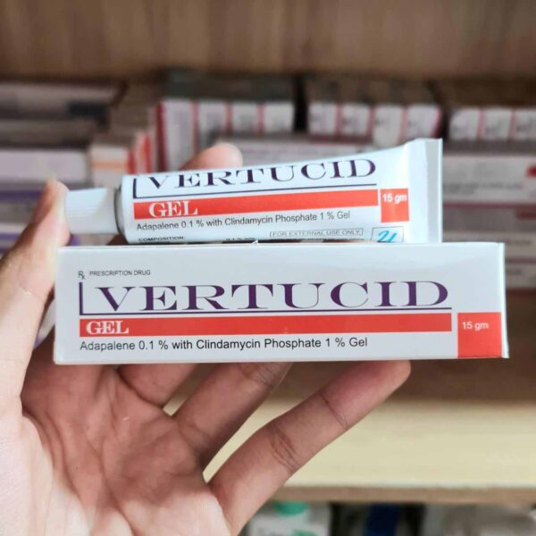 Kem hỗ trợ giảm mụn Vertucid Gel Ấn Độ 15g - Hình ảnh 3