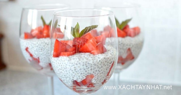 hạt chia úc vào cà phê, ca cao, yaourt hay bất kỳ thức uống yêu thích nào để thưởng thức cũng vô cùng hấp dẫn