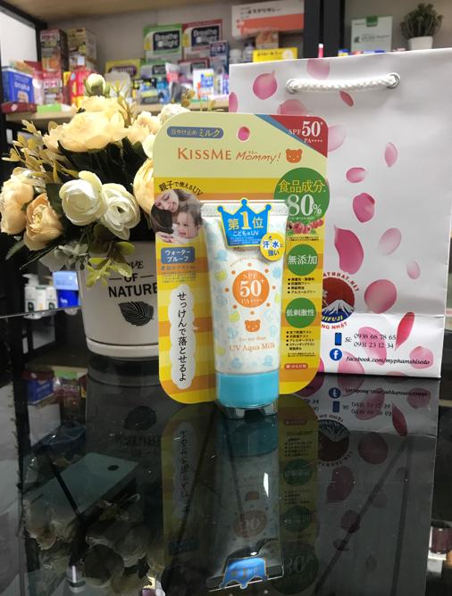 REVIEW kem chống nắng KissMe Mommy
