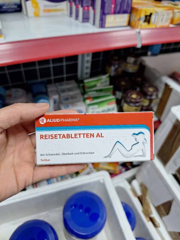 Viên hỗ trợ say tàu xe ALIUD PHARMA Reisetab...