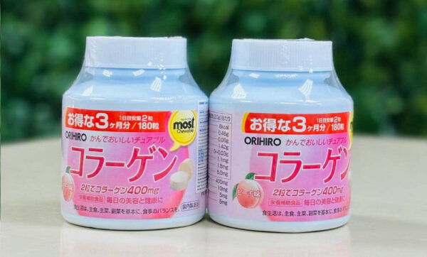 Viên nhai Collagen Orihiro Most Chewable Nhật B...