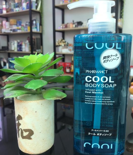 Thành phần sữa tắm cho nam Pharmaact Cool