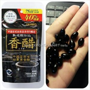 Dấm đen hỗ trợ giảm cân orihiro nhật b...
