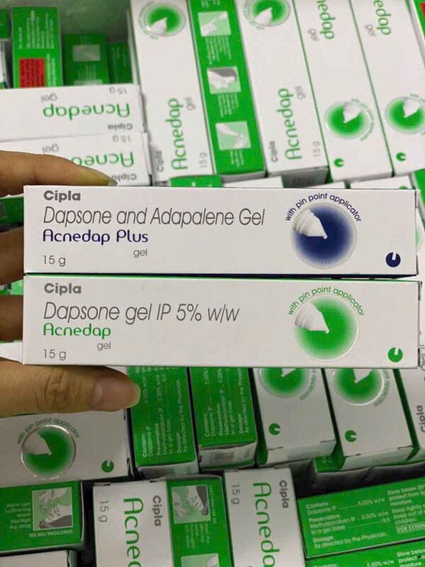 Gel giảm mụn Dapsone and Adapalene Acnedap Plu...