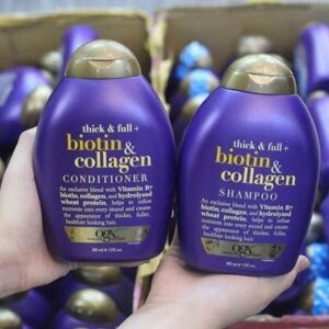 Bộ gội xả Biotin Collagen Organix trị rụ...