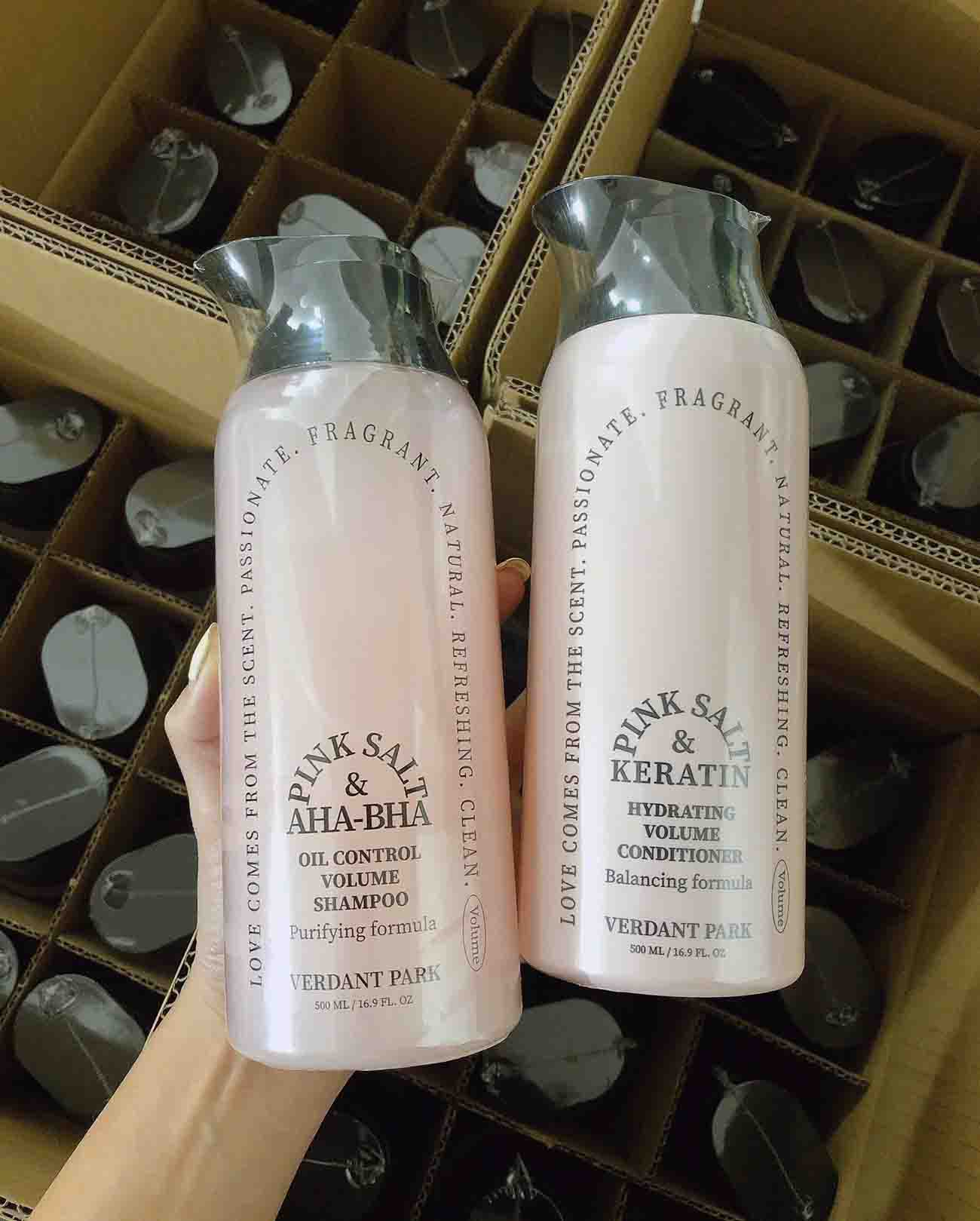 dầu gội muối hồng himalaya