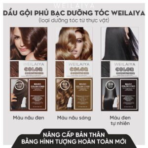 Dầu gội phủ bạc Weilaiya Color 100ml