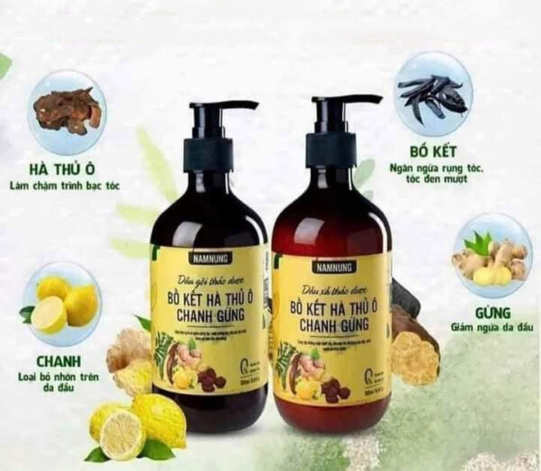 Dầu gội Nam Nung Bồ Kết, Hà Thủ Ô, Cha...