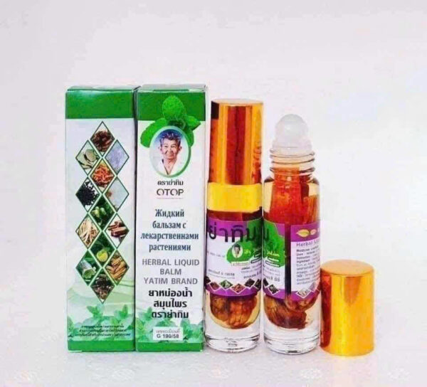 Dầu Thái Lan OTOP Herbal Liquid Balm Yatim Bran...
