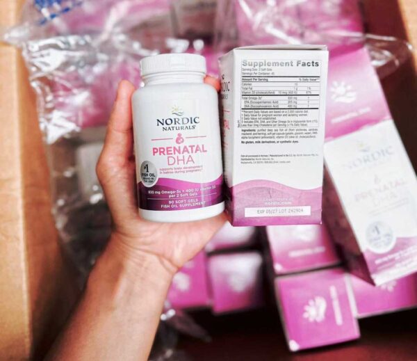 Viên uống Nordic Naturals Prenatal DHA cho mẹ...