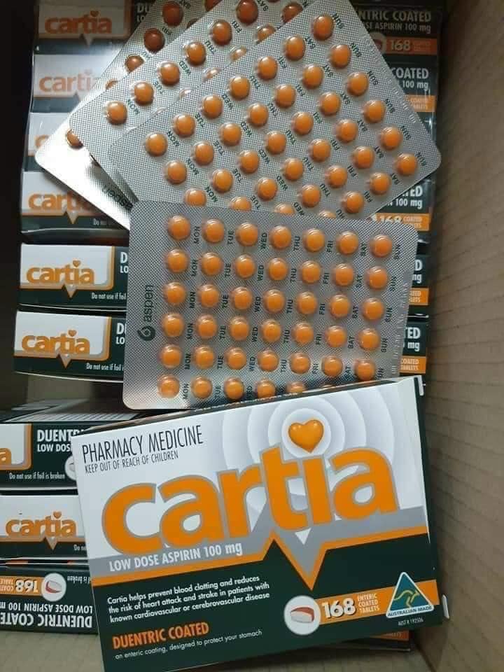 Công dụng của thuốc giảm nguy cơ bị đau tim và đột quỵ - Cartia
