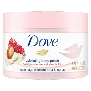 tẩy da chết dove Pomegranate Seeds & Shea Butter