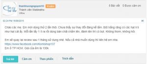 Review bột trắng răng eucryl webtretho