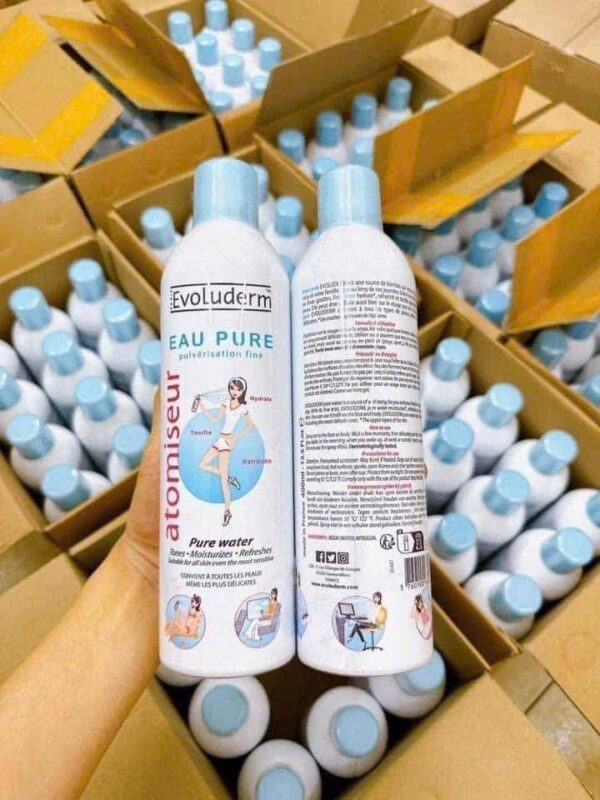 Xịt khoáng Evoluderm EAU PURE Atomiseur cấp n...