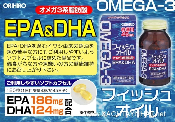 THÀNH PHẦN ĐẶC BIỆT CỦA OMEGA 3 ORIHIRO