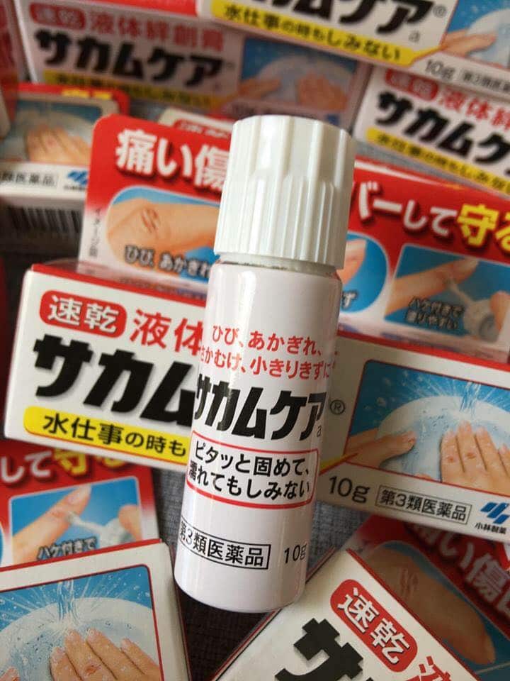 Gel trị xước tay, trị đứt tay Sakuma rất dễ sử dụng và an toàn