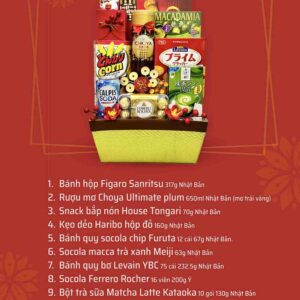 Giỏ quà tết sang trọng QTBK11