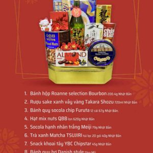 Giỏ quà bánh kẹo QTBK10