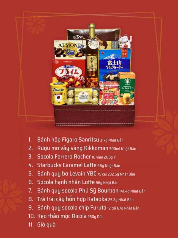 Giỏ quả đi biếu QTBK15