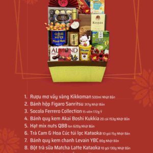 Giỏ quà tặng cao cấp QTBK22