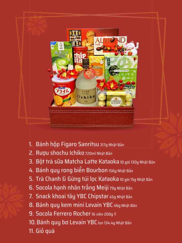Giỏ quà ngày Tết QTBK16