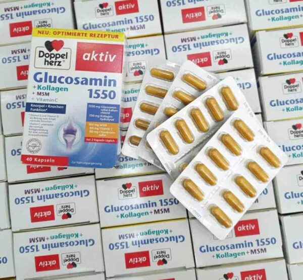 Viên uống Doppelherz Glucosamin 1550 Kollagen M...