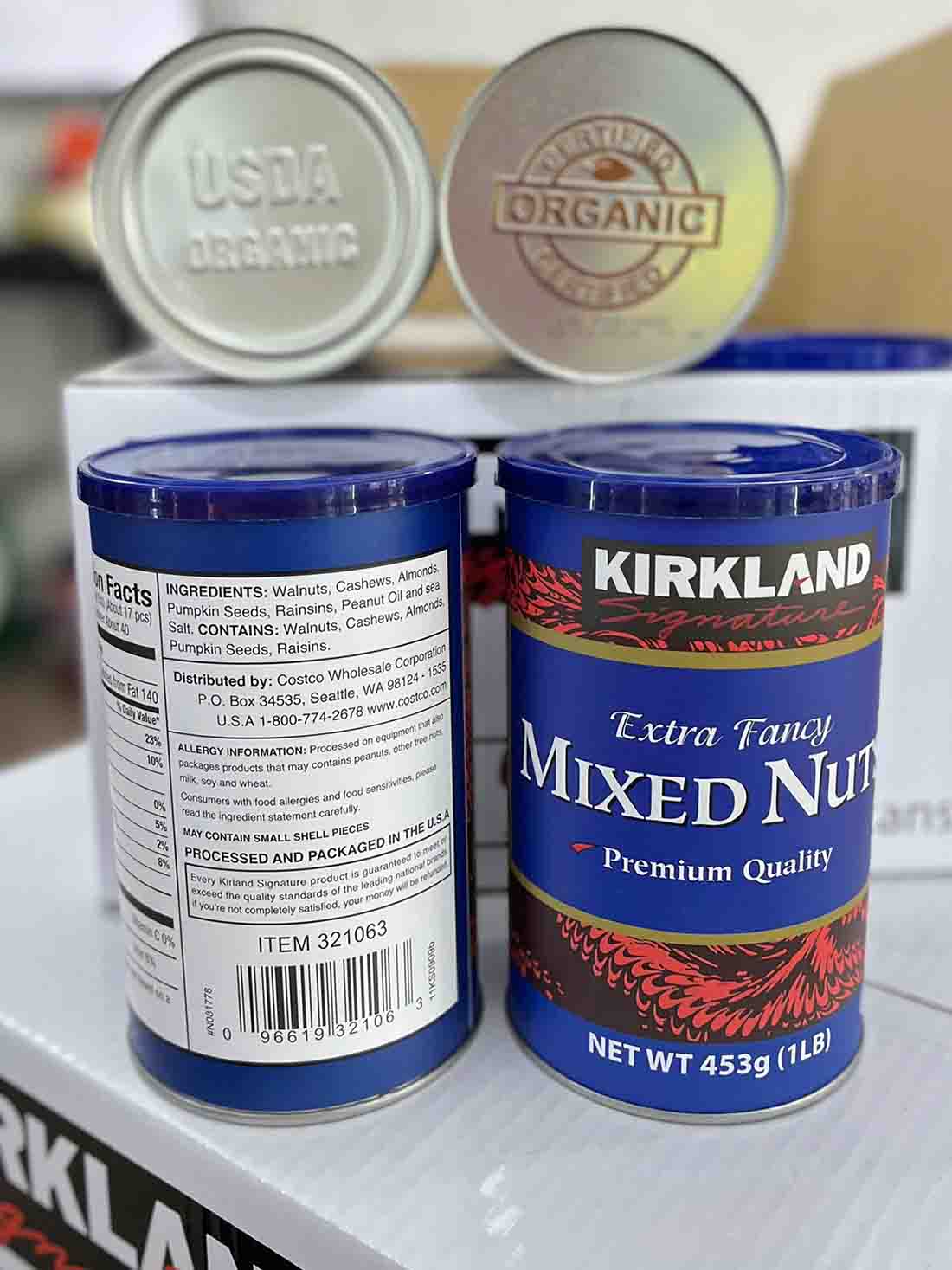 hạt mixed nuts kirkland
