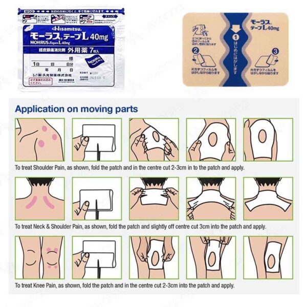 Miếng dán Hisamitsu Mohrus Tape L 40Mg Muscle P...