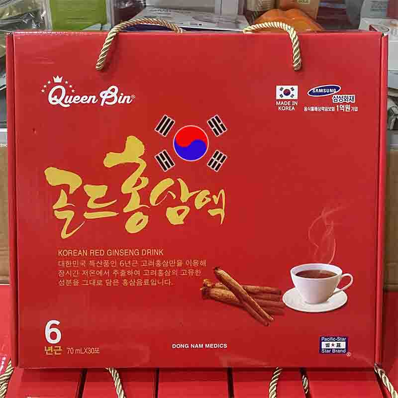 hồng sâm queen bin gói