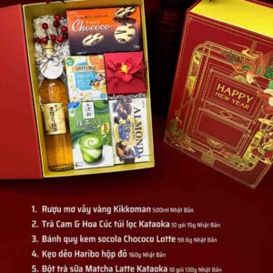 Hộp quà Tết đẹp QTBK37