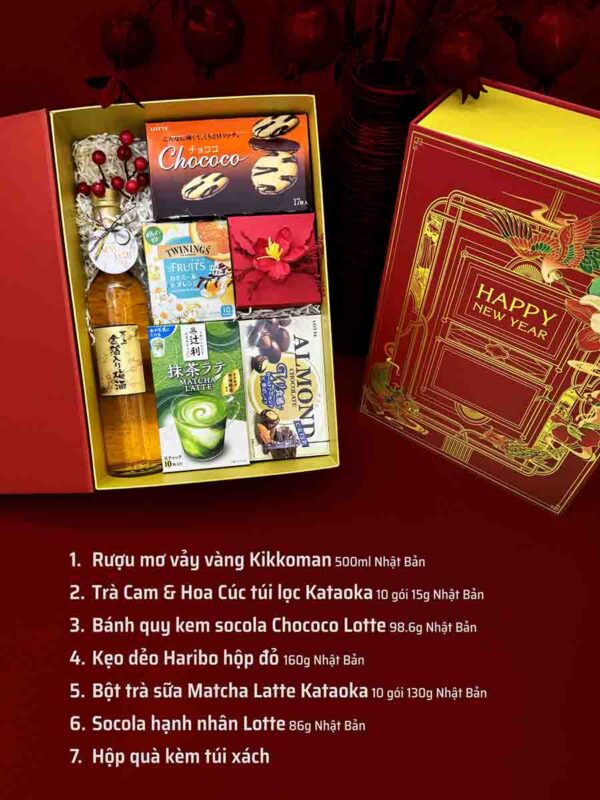 Hộp quà Tết đẹp QTBK37