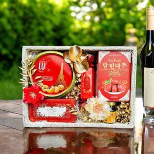 Hộp quà Tết đẹp QTBK74