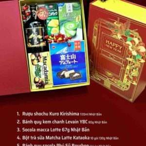 Hộp giấy đựng quà tết QTBK39