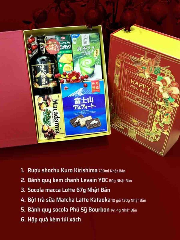 Hộp giấy đựng quà tết QTBK39