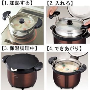 Nồi ủ Thermos 4.5L chân không nội địa N...