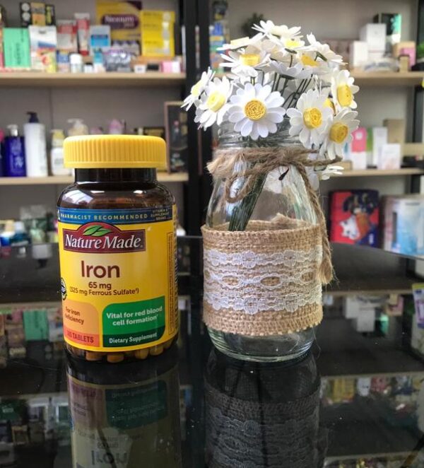 Viên uống bổ sung sắt Nature Made Iron 65mg...
