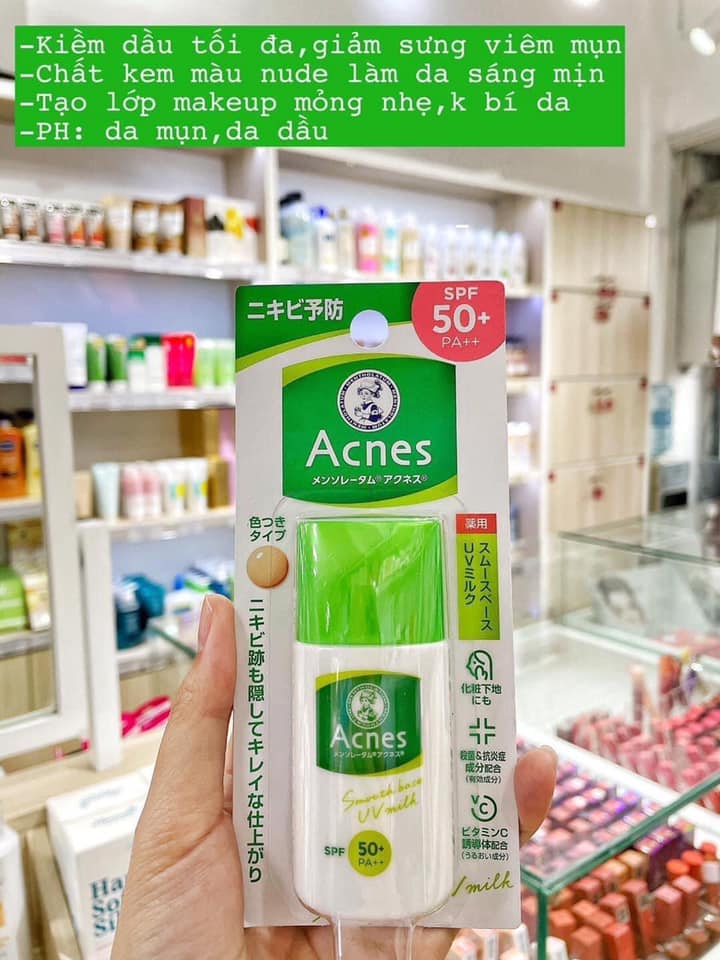 Acnes chống nắng có tốt không?