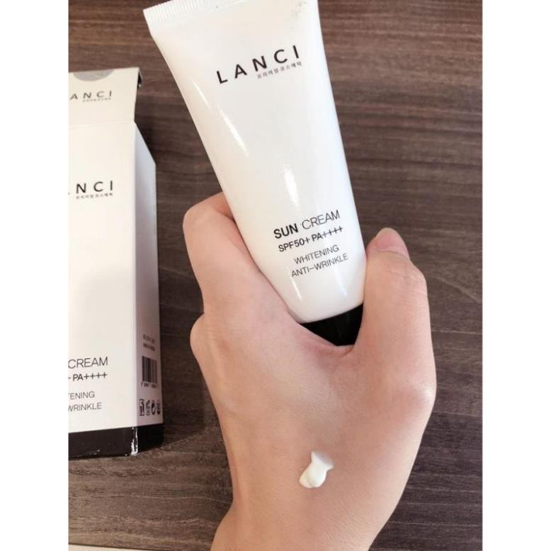 Kem chống nắng Lanci Sun Cream SPF50 Hàn Quốc REVIEW