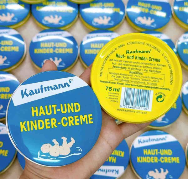 Kem chống hăm Kaufmann Haut Und Kindercreme Đức 75ml - Hình ảnh 3