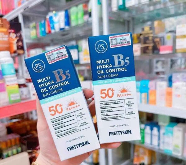 Kem chống nắng B5 Pretty Skin SPF50+ PA++++ Hàn Quốc 50ml - Hình ảnh 2