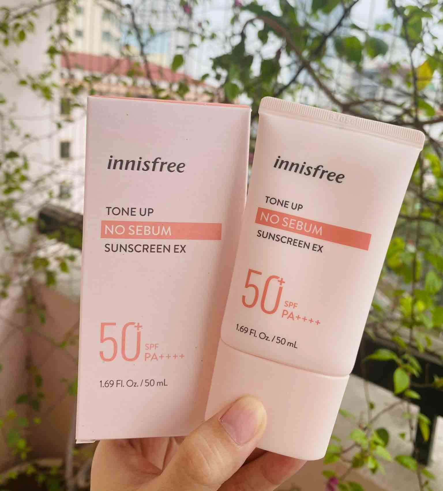 kem chống nắng innisfree tone up