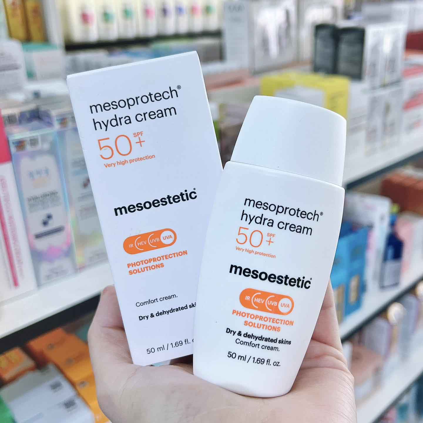 kem chống nắng mesoestetic 50