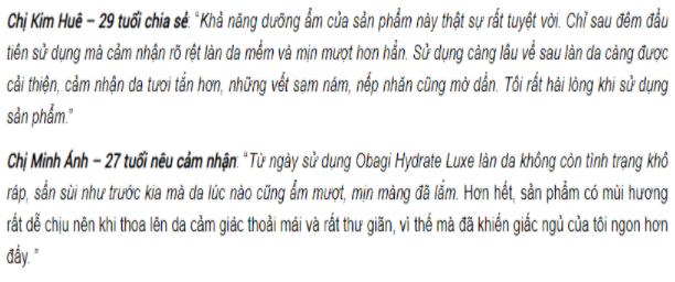 REVIEW kem dưỡng ẩm Obagi Hydrate Luxe 48gr