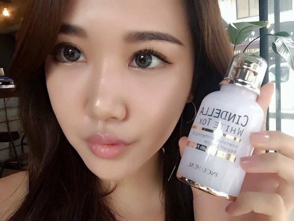 Kem dưỡng trắng da Cindel Tox White Cream Incuheal Trẻ hóa làn da khi xuất hiện nhiều nếp nhăn khóe mắt, khóe miệng.