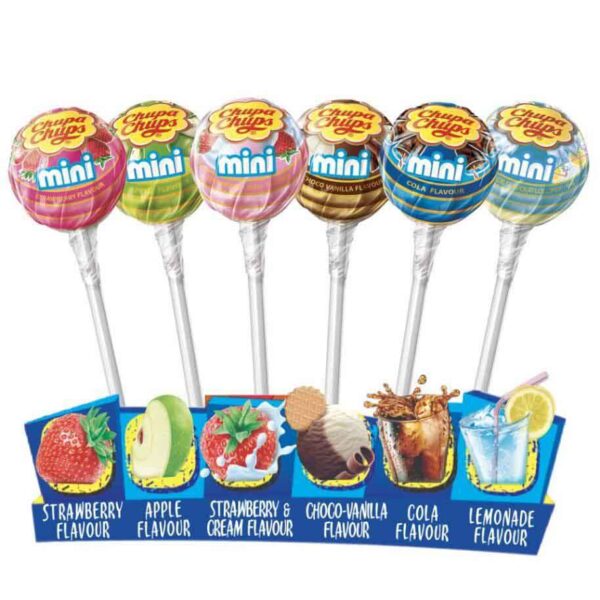 Kẹo mút Chupa Chups Mini Vitamin C 4 vị 15 qu...