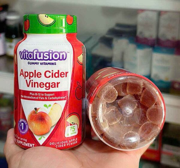 Kẹo dẻo giấm táo Vitafusion Gummy Vitamins ...