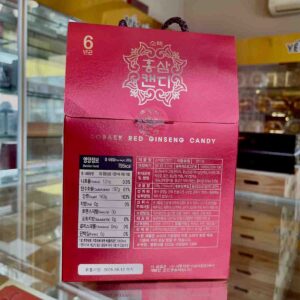 Kẹo Hồng Sâm Sobaek Red Ginseng Candy Hàn Qu...