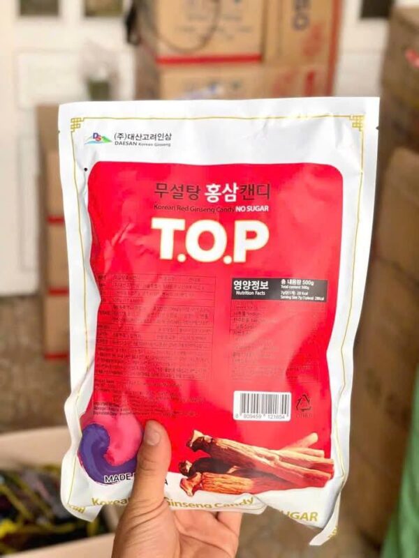 Kẹo sâm không đường TOP Hàn Quốc chính...